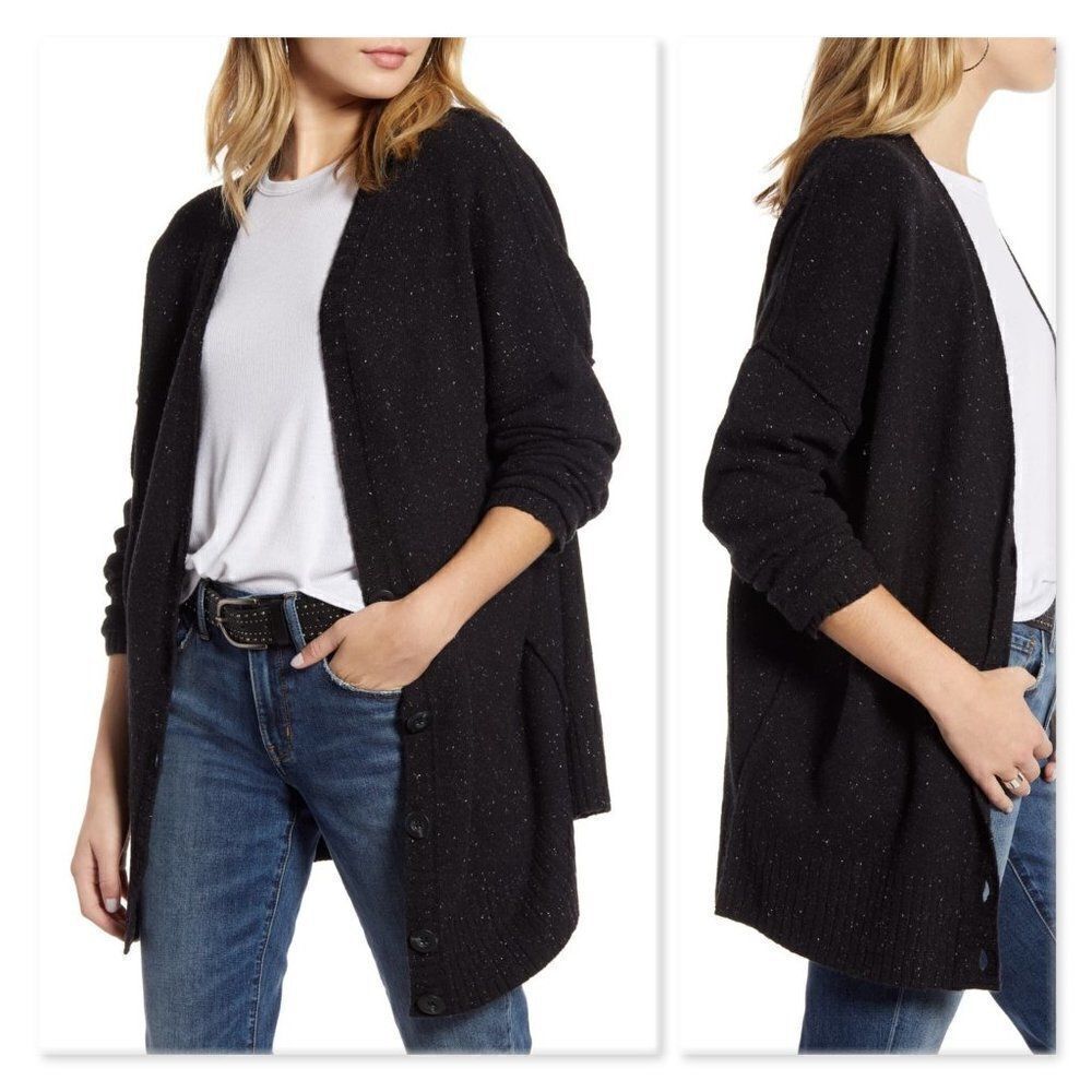 Treasure & Bond Reverse Stitch Cardigan sz M/L